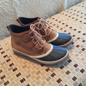 SOREL Out N About Waterproof Leather Bootie